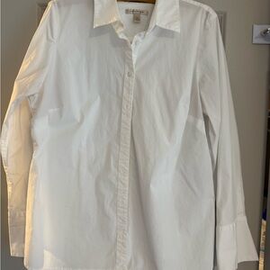 Banana Republic White Collared Shirt